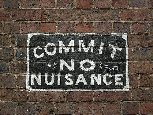 Combating nuisance behavior